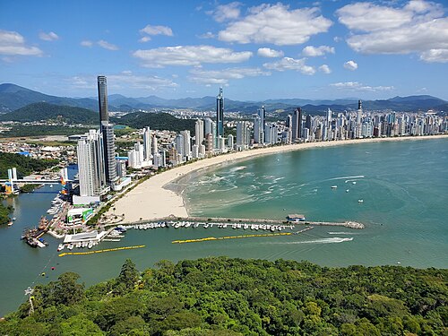 Praia Central de Balneário Camboriú